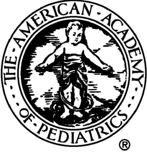 Logo for the american academy of pediatrics