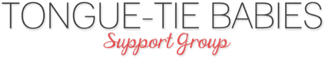 Logo for tongue tie babies support group